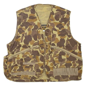 GAMEHIDE Mens Gilet Brown Camouflage XL - Picture 1 of 6