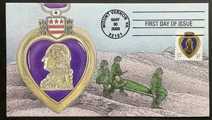  Art Plus DAVID PETERMAN 3784 Purple Heart George Washington Carrying Soldier  - Picture 1 of 2