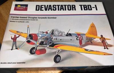 Devastator TBD-1 Monogram Classics 85-7575 / 1:48 / 100% Complete /Patch NIOB - Image 1 of 4