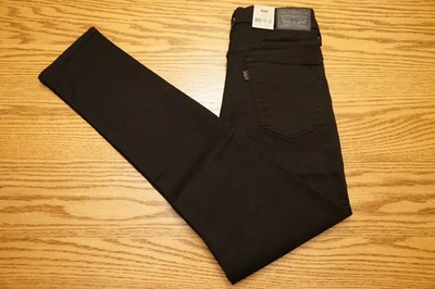 Новый с Ярлыками женские LEVI джинсы 311 размер 29 x 28 формирования узкие середины подъема эластичной черный $69 - Изображение 1 из 2