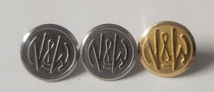 Vintage Norfolk & Western Railroad Original Uniform Button x3 W/ Fast Shipping  - Picture 1 of 3
