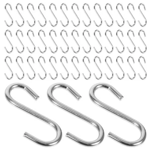 100 piezas mini ganchos de acero inoxidable mini ganchos para colgar joyas artesanales - Imagen 1 de 12