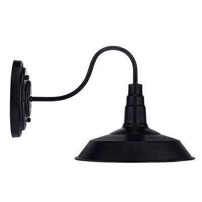 Black Wall Sconces Lighting Gooseneck Industrial Barn Lights Vintage Farmhous... - Image 1 of 4