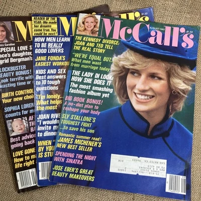 Vintage 1983, McCall's Magazine - Aug, Sep, Oct & Nov Lot of 4 - Image 1 of 4