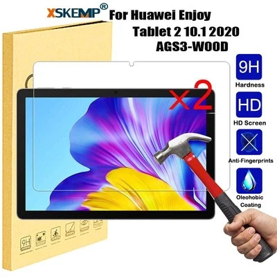 2Pcs Honor Pad 6 10.1 Tablet 2 MatePad T10S X6 Tempered Glass Screen Protector - Image 1 of 4