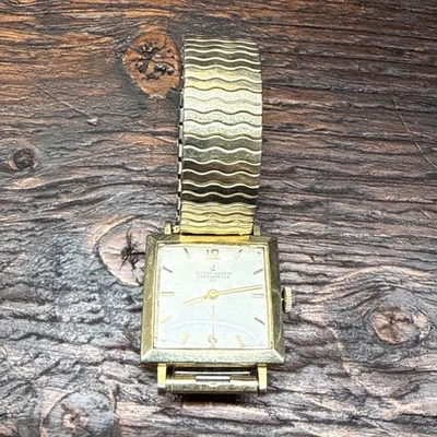 Reloj Cronómetro Hombre Ulysses Nardin Vintage Relleno Oro 10K - Funciona 30mm Foto 1 de 4