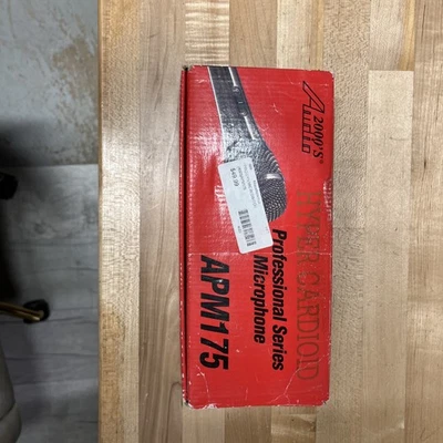 Audio 2000’s APM 175 Hyper Cardioid Professional Series Microphone 12' Cord  - Image 1 of 4