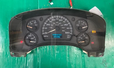 Cuadro de instrumentos velocímetro Chevrolet Express 2004-2007 244 k millas 15102686 Foto 1 de 3