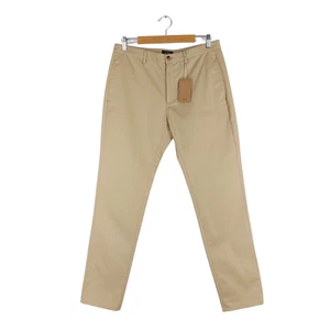 APC Men's W32 (Fits W34) Beige Cozba Slim Fit Chino Trousers *NEW IMPERFECT* - Picture 1 of 12
