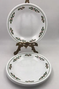 "Juego de 4 platos de postre Corelle Holly Days 6 platos de ensalada de 3/4""" - Imagen 1 de 6