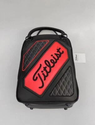 1- NEW Stock Titleist, Black and Red, Shoe or Ball Shag Bag, free shipping USA.