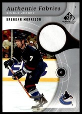 2007-08 SP GAME USED JERSEY Brendan Morrison Vancouver Canucks #AF-BM