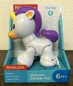 Juguete Fisher Price Unicornio Clicker Pal Juguete Edades 6M+ Nuevo - Imagen 1 de 5