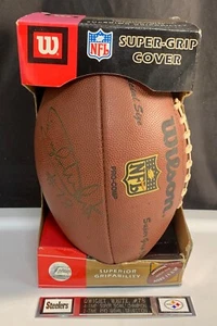 Dwight White Signed Wilson Pittsburgh Steelers Football in Box! - Picture 1 of 10