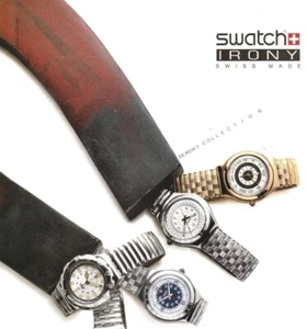 VTG 1995 Swatch Swiss Army Watch Irony Series Original Print Ad 20x27cm VAN423 - Picture 1 of 3
