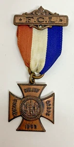 ANTIQUE F.C.L Fraternity, Charity and Loyalty WOMAN'S RELIEF CORPS 1883 MEDAL - Picture 1 of 6