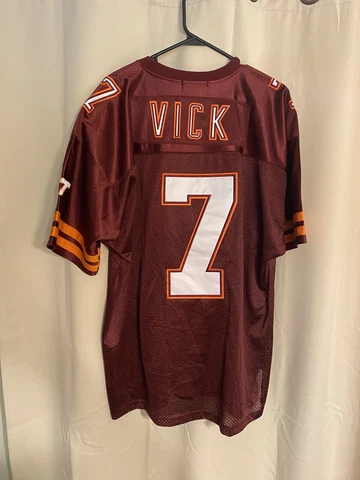 Vintage Michael vick Virginia Tech Mitchell & Ness jersey size 52 Cover