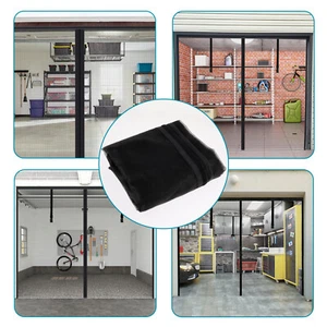 Garage Door Screen 16 x 7 FT Magnetic Garage Screen Doors Fiberglass qieVb - Picture 1 of 11