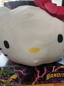 New Hello Kitty In Red Bow Travel Cloud Plush Ultra Soft Pillow By Sanrio - Picture 1 of 2
