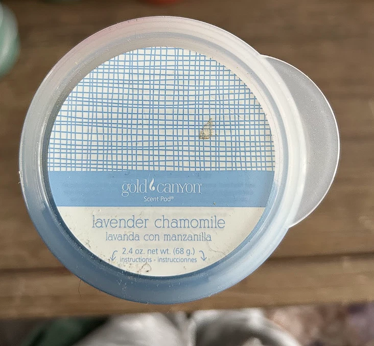 Velas Gold Canyon SCENT POD 2,4 OZ, MANZANILLA LAVANDA, NUEVAS Foto 1 de 1