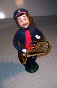Byers Choice Retired 1999 Salvation Army Man With Tuba mustache retired - Picture 1 of 3