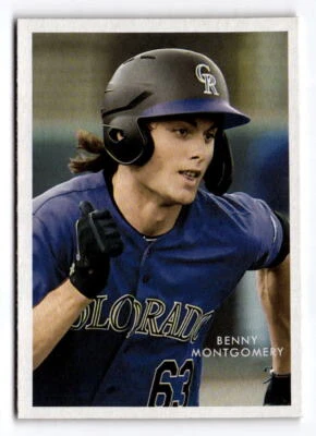 2022 Topps Heritage Minor League Benny Montgomery 1953 15 Insert Rockies - Image 1 of 2