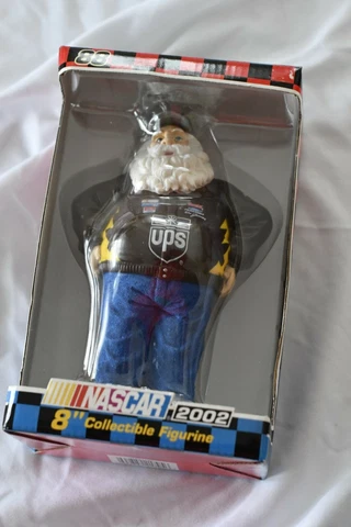 Dale Jarrett #88 UPS Christmas Santa Claus Figurine UPS Racing Logo 8" 2002 Cover
