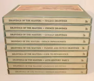 Lot of 9 DRAWING OF THE MASTERS Books (Hardcover with Slipcase) - Foto 1 di 21