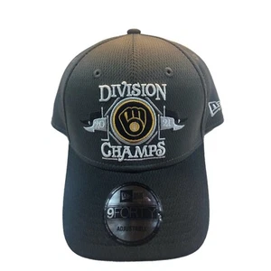 Baseballmütze Milwaukee Brewer 2021 Division Champs New Era 9Forty Druckknopflasche Mütze - Bild 1 von 14