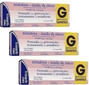 Nistatina + Óxido de Zinco Pomada para Assadura 60g. - Picture 1 of 1