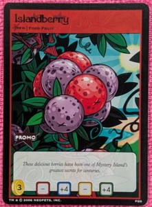 Wizards of Coast 2006 Neopets TCG General Mills P20 Islandberry Promo card - Picture 1 of 2