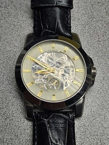 Fossil  Automatic Beige Skeleton Dial ME1026 Men's Watch - Picture 1 of 9