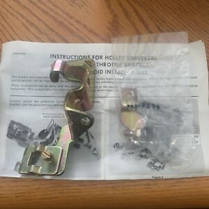 Holley Throttle Cable Bracket Kit Datsun Pickup Trucks And Cars Holley 5200