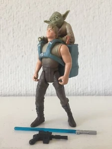 LUKE SKYWALKER WITH YODA IN DAGOBAH FATIGUES - STAR WARS - POTF- 1996 - ¡NUEVO! - Imagen 1 de 2