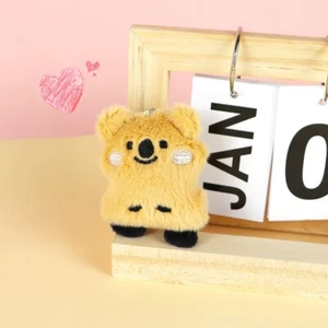 8cm Bear Keychain Quokka Bag Decorations Cute Soft Bear Pendant Couple - Picture 1 of 6