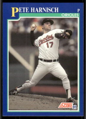 1991 Score #492 Pete Harnisch - Image 1 of 2