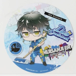 Nijisanji EN Paper Coaster Card Ike Eveland Vtuber Animate Cafe Graffiti ver - Picture 1 of 4