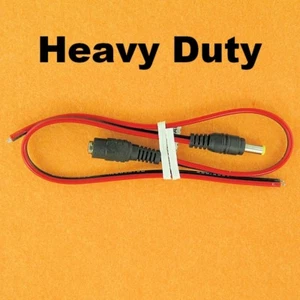 Heavy Duty DC Power Supply Coaxial Pigtails 5V 6V 9V 12 Volt 5A Amp 5.5 / 2.1 mm - Picture 1 of 5