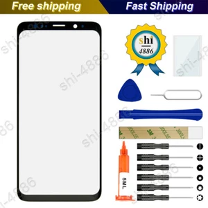 Do Samsung Galaxy S8 / S9 / Plus wymiana przedniego szkła obiektywu + klej UV + narzędzie - Zdjęcie 1 z 15
