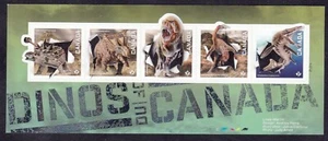 2015 - #2823 Souvenir Sheet Stamps - Canadian Dinosaurs - 3D Images - cv$9 - Picture 1 of 1