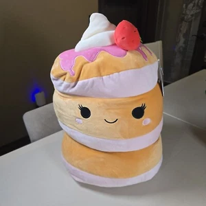 Squishmallows Sawtelle Large 16" Strawberry Shortcake Pancake - Picture 1 of 4