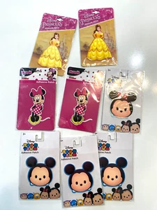 8 Adhesive Patches for Kids Disney Princess, Minnie and Mickey Mouse NEW - Picture 1 of 6