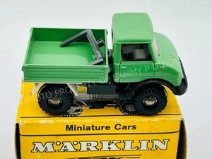 MARKLIN Western Germany #1830 MERCEDES UNIMOG Truck Green NEW in BOX !!! - Picture 1 of 8