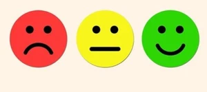 10 x Smileysticker Bogen Positiv Negativ Schule Bewertung - Picture 1 of 3