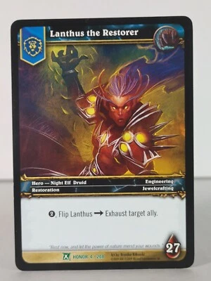 Lanthus the Restorer - Fields of Honor - 4/208 - Wow TCG - Uncommon - B - Image 1 of 4