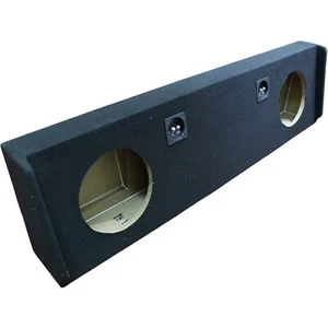 King Boxes Dual 10" 14-18 Silverado/Sierra Fire Down Sealed Charcoal Carpet Box - Picture 1 of 9