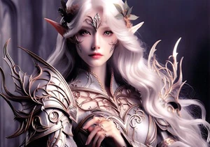 Estampado Warrior Elf 01 - Talla A4 - Imagen 1 de 1