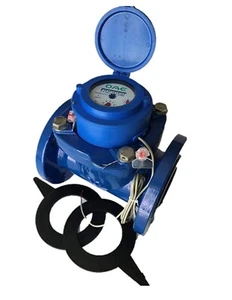 DAE WP-200P 2" Woltmann Helix Water Meter, Pulse Output, Gallon - Picture 1 of 7