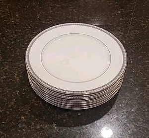 SET (8) Gorham LADY ANNE Signature Platinum 10.75” Dinner Plates - Picture 1 of 23