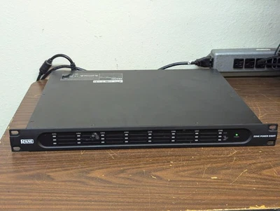 Amplificador RANE Zone Power Eight; probado, enciende; ruido de clic del ventilador; como está Foto 1 de 4